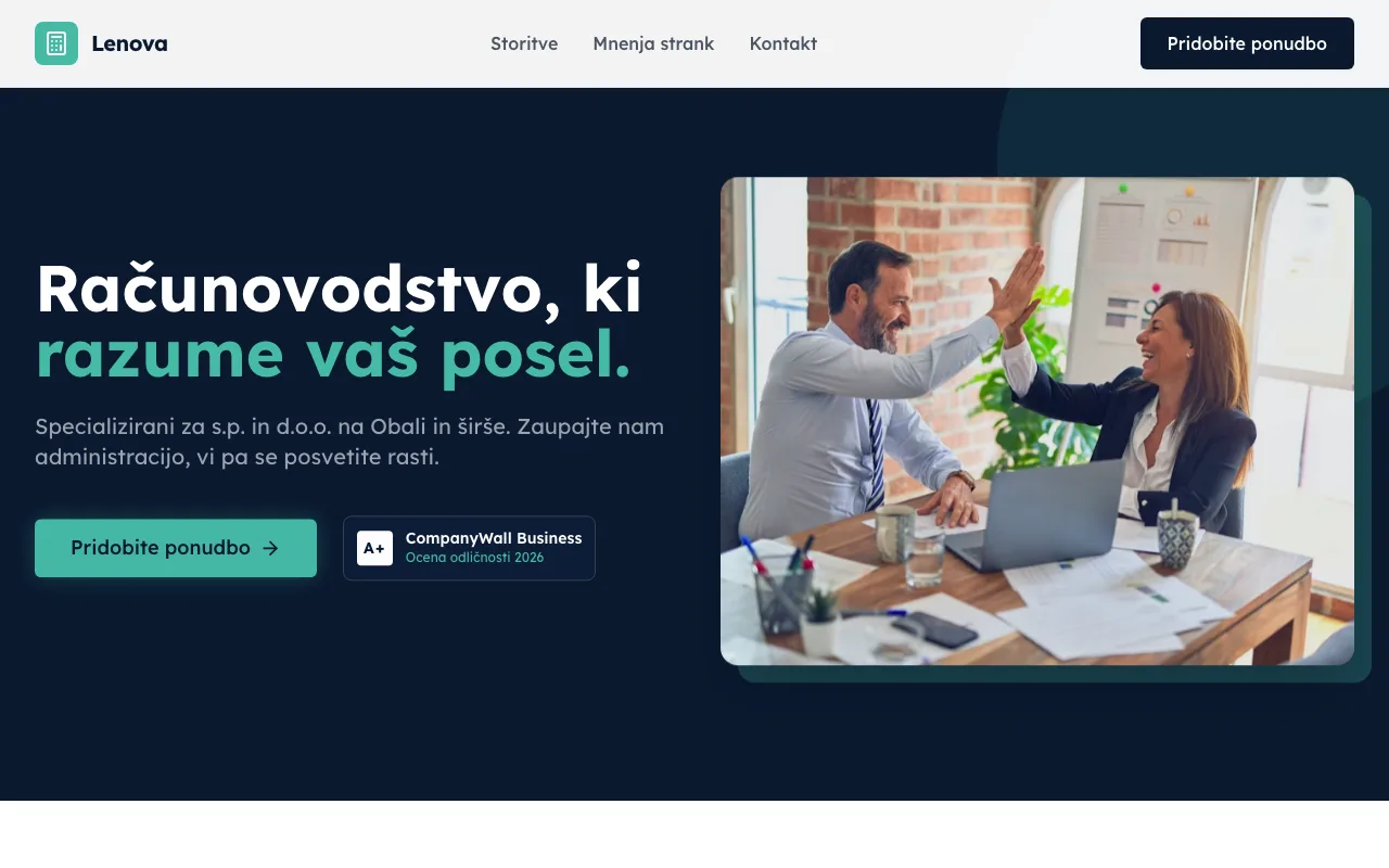 Lenova Računovodstvo